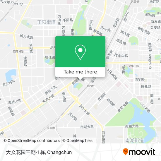 大众花园三期-1栋 map