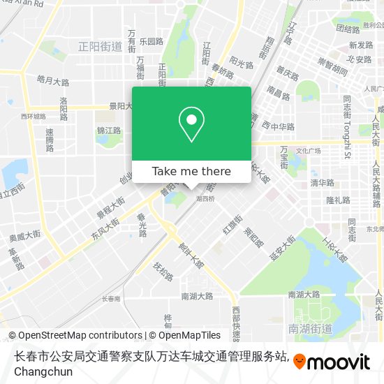 长春市公安局交通警察支队万达车城交通管理服务站 map