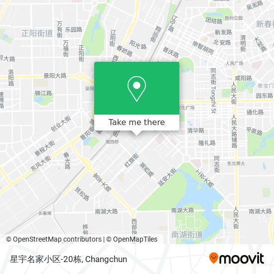 星宇名家小区-20栋 map