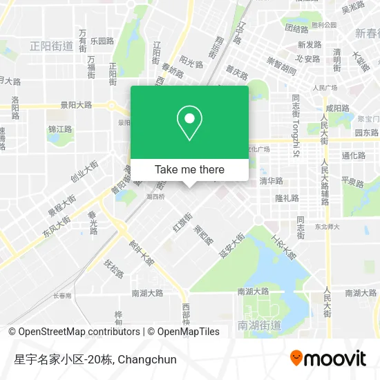 星宇名家小区-20栋 map