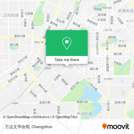 万达文华会馆 map