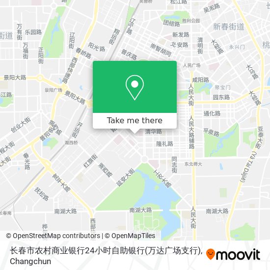 长春市农村商业银行24小时自助银行(万达广场支行) map