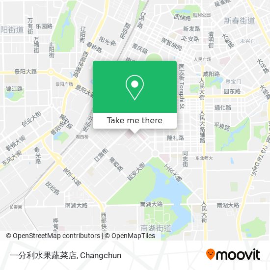 一分利水果蔬菜店 map