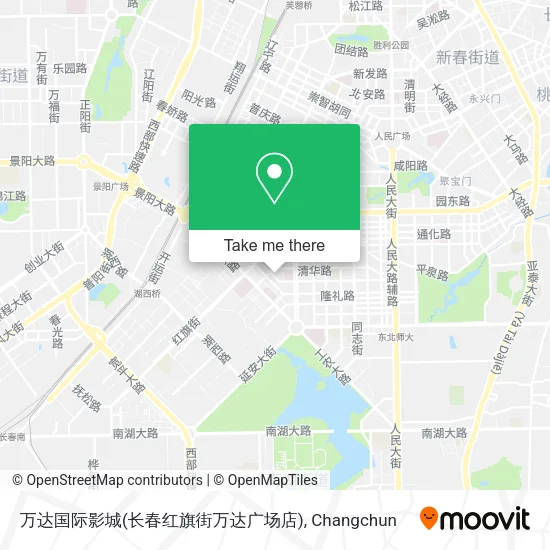 万达国际影城(长春红旗街万达广场店) map