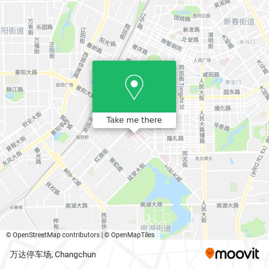 万达停车场 map