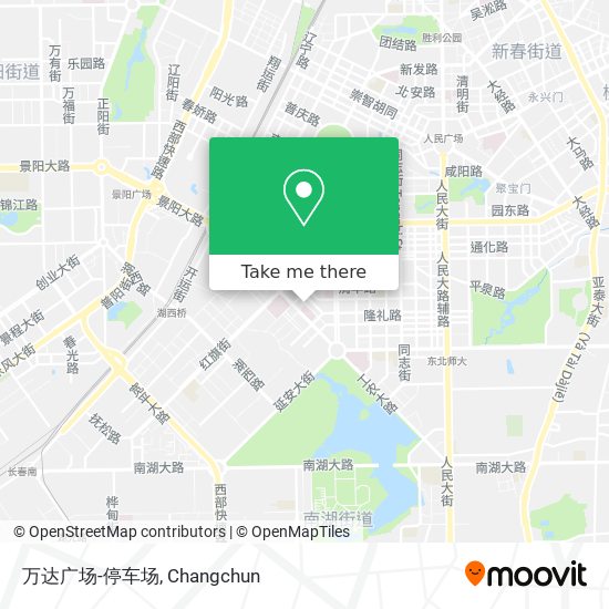 万达广场-停车场 map