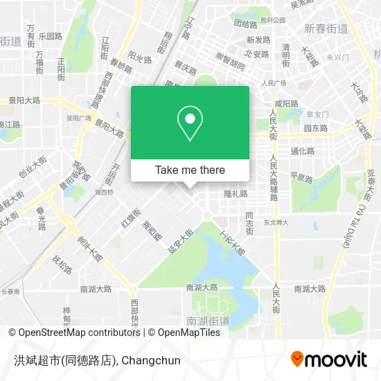 洪斌超市(同德路店) map