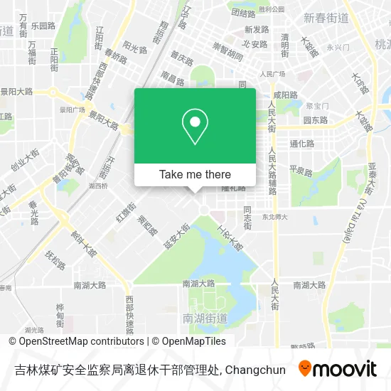 吉林煤矿安全监察局离退休干部管理处 map