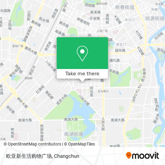 欧亚新生活购物广场 map