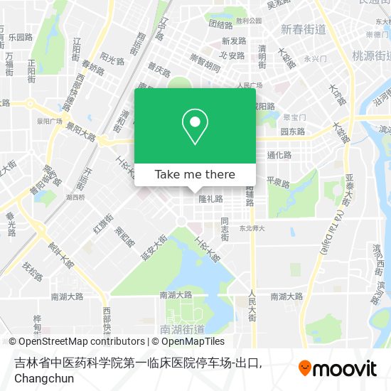 吉林省中医药科学院第一临床医院停车场-出口 map
