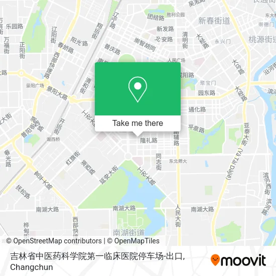吉林省中医药科学院第一临床医院停车场-出口 map