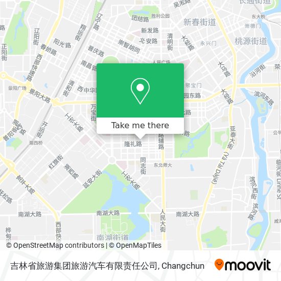 吉林省旅游集团旅游汽车有限责任公司 map