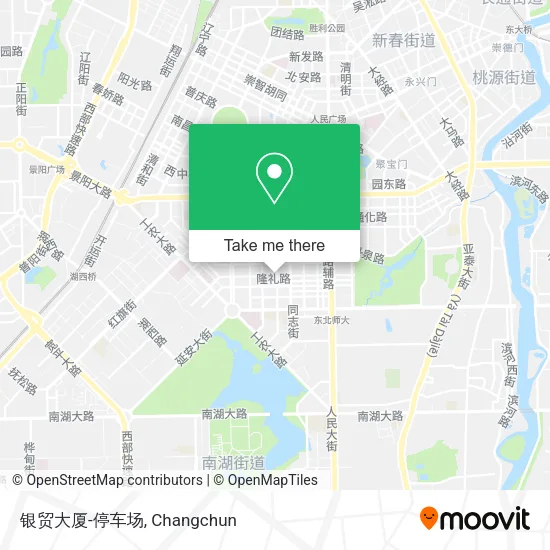 银贸大厦-停车场 map