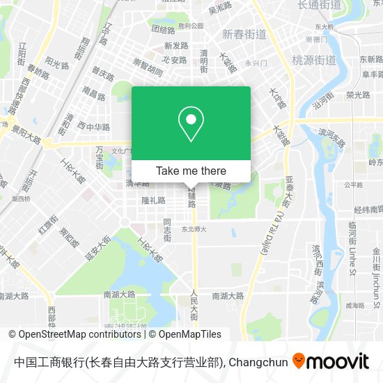 中国工商银行(长春自由大路支行营业部) map