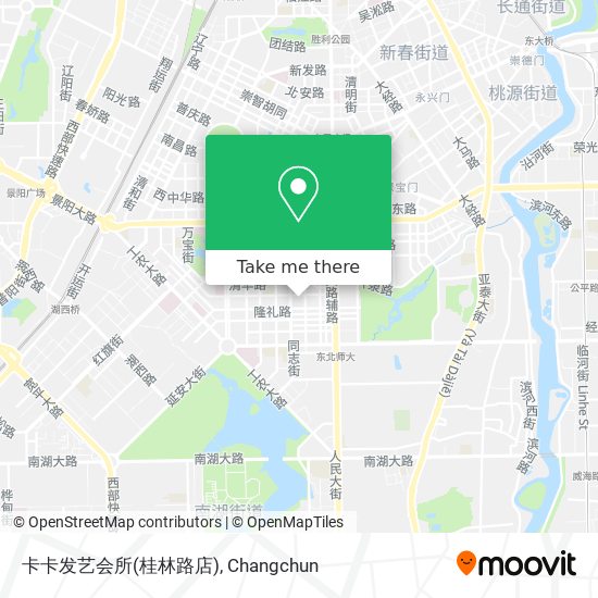 卡卡发艺会所(桂林路店) map