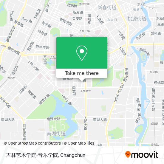 吉林艺术学院-音乐学院 map