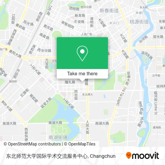 东北师范大学国际学术交流服务中心 map