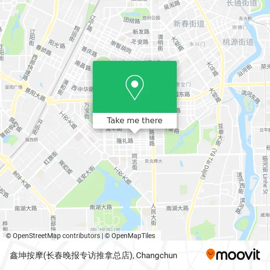 鑫坤按摩(长春晚报专访推拿总店) map