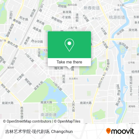 吉林艺术学院-现代剧场 map