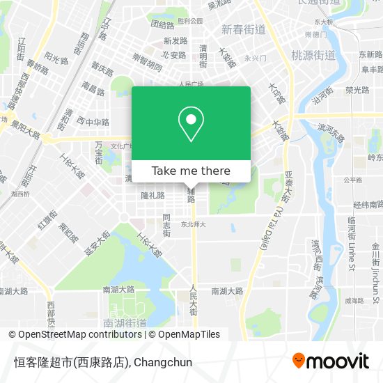 恒客隆超市(西康路店) map