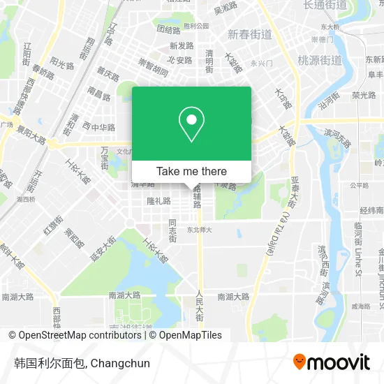 韩国利尔面包 map