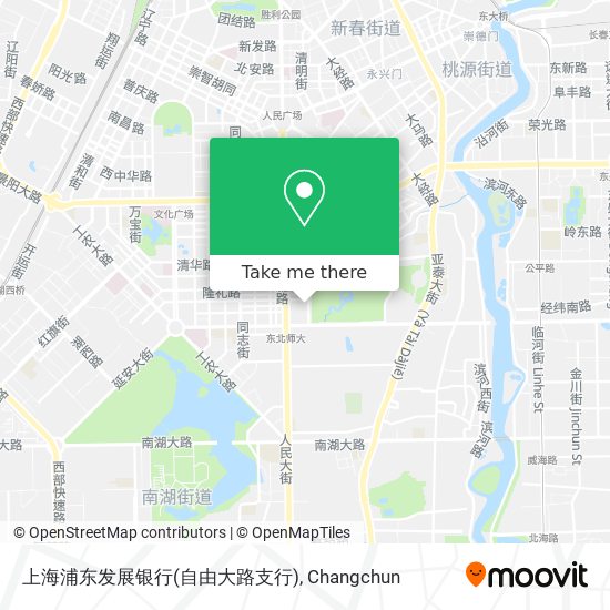 上海浦东发展银行(自由大路支行) map