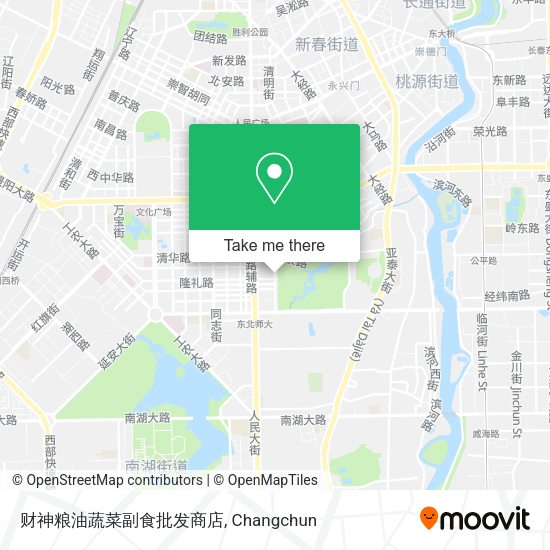 财神粮油蔬菜副食批发商店 map