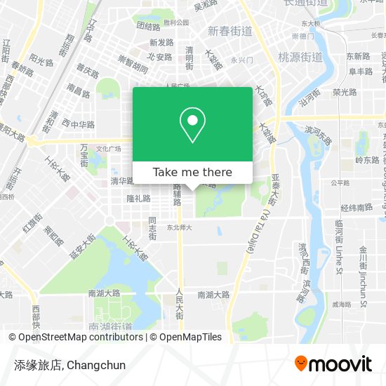 添缘旅店 map