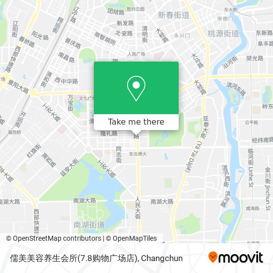 儒美美容养生会所(7.8购物广场店) map