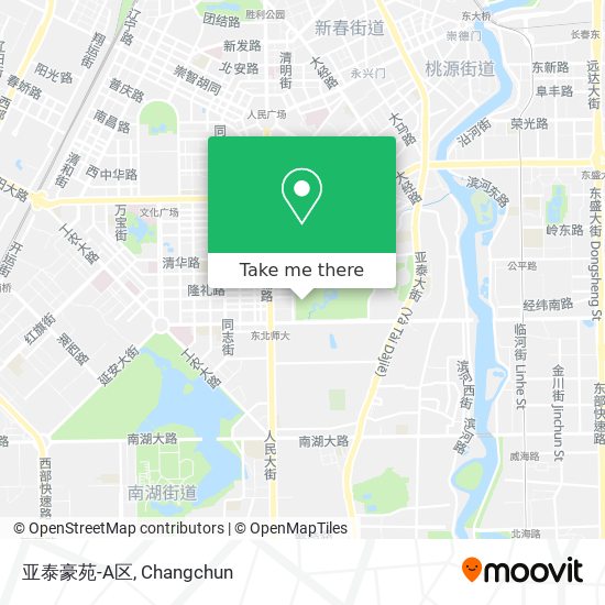 亚泰豪苑-A区 map