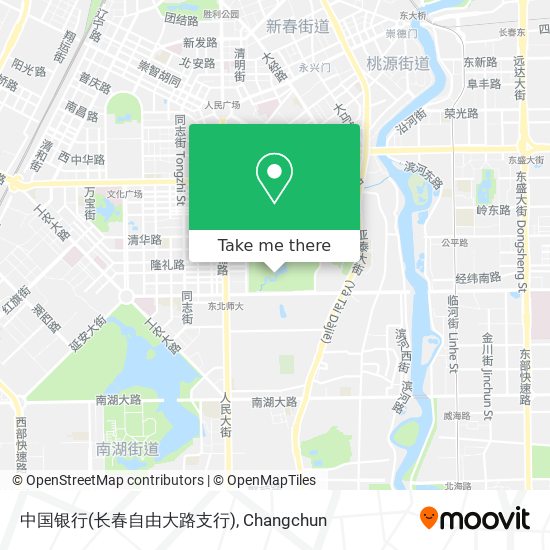 中国银行(长春自由大路支行) map