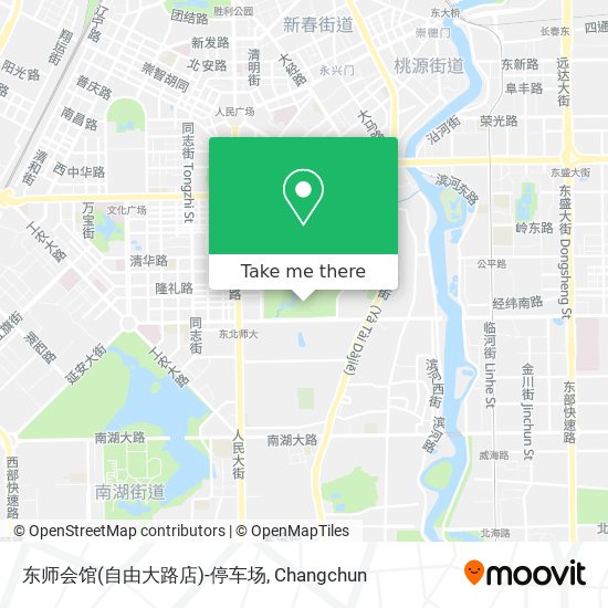 东师会馆(自由大路店)-停车场 map
