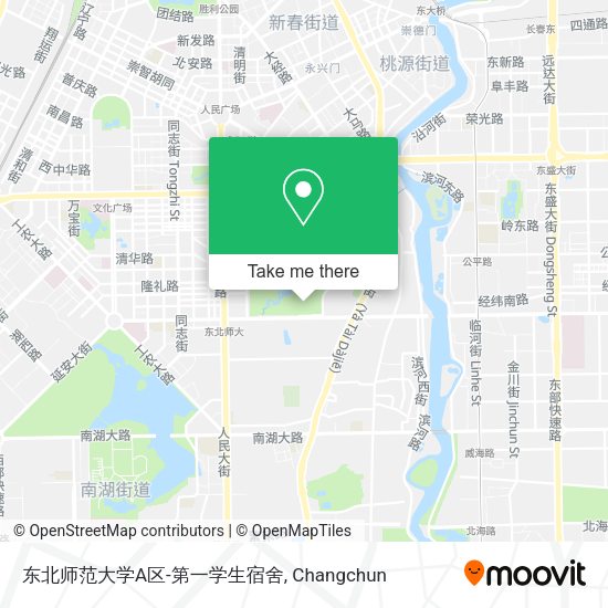 东北师范大学A区-第一学生宿舍 map