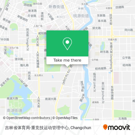 吉林省体育局-重竞技运动管理中心 map