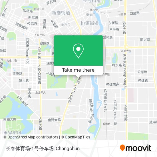 长春体育场-1号停车场 map