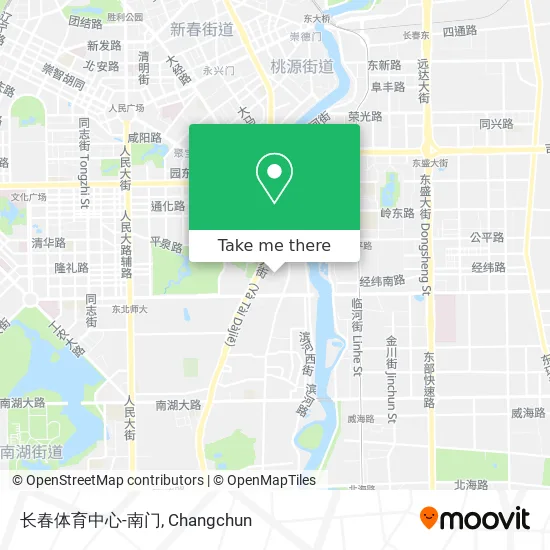 长春体育中心-南门 map
