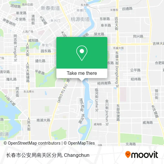 长春市公安局南关区分局 map