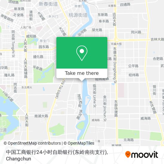 中国工商银行24小时自助银行(东岭南街支行) map