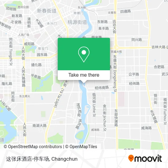 这张床酒店-停车场 map