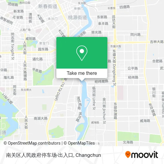 南关区人民政府停车场-出入口 map