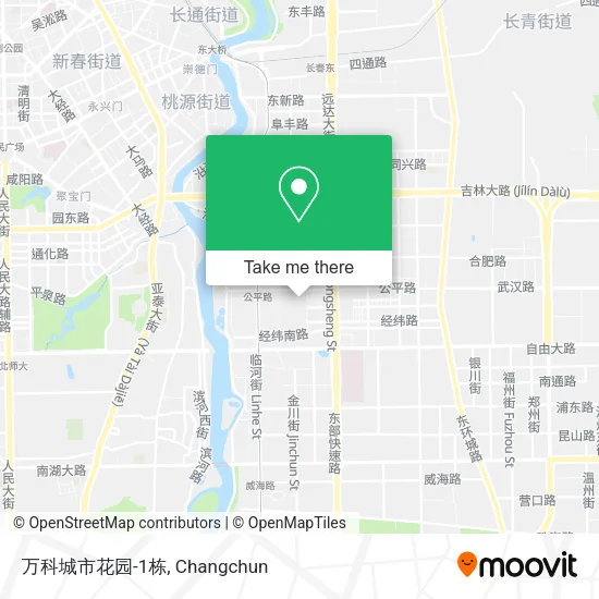 万科城市花园-1栋 map