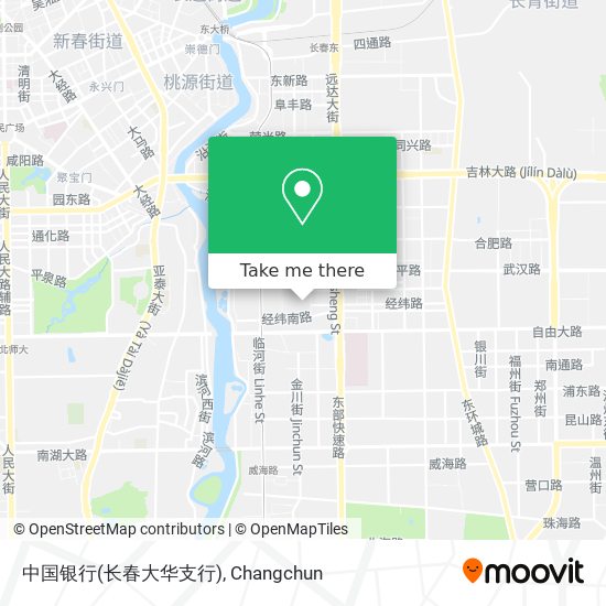 中国银行(长春大华支行) map