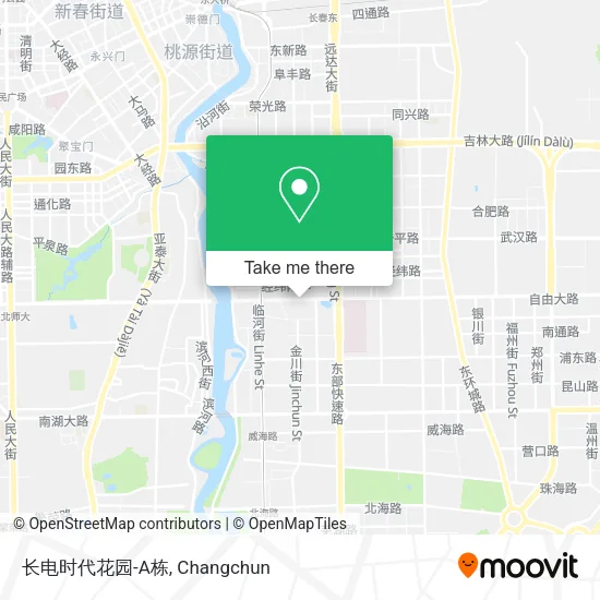 长电时代花园-A栋 map