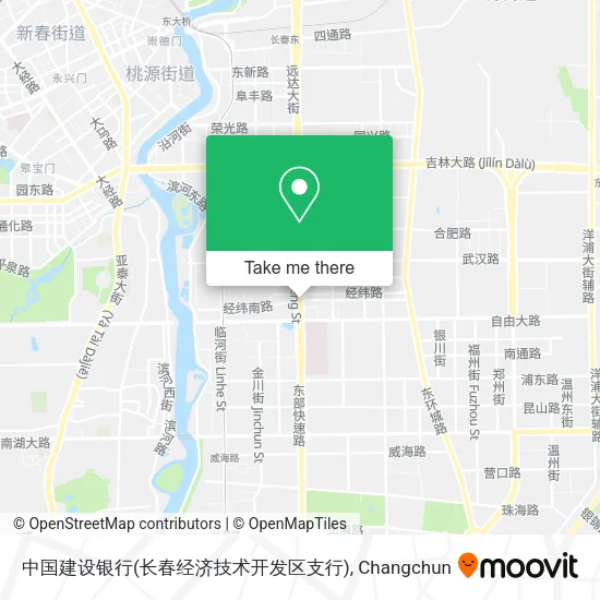 中国建设银行(长春经济技术开发区支行) map