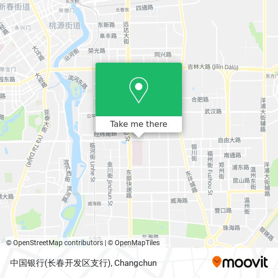中国银行(长春开发区支行) map