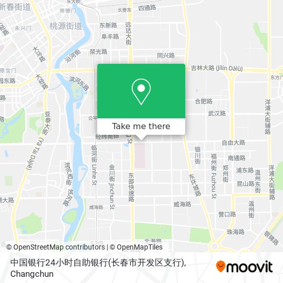 中国银行24小时自助银行(长春市开发区支行) map