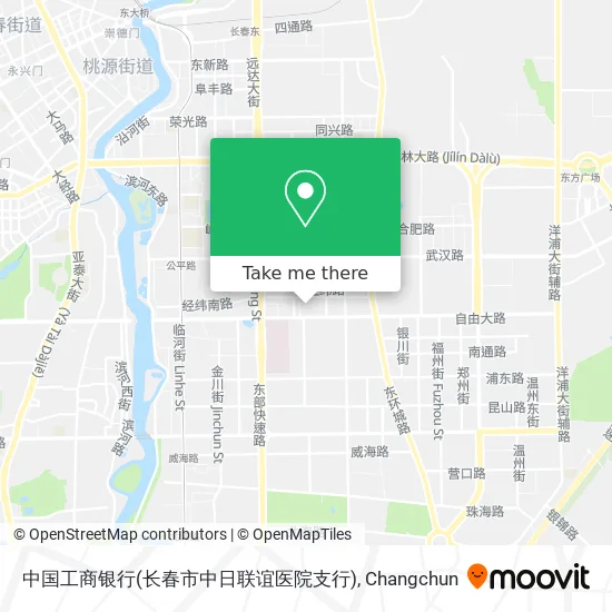 中国工商银行(长春市中日联谊医院支行) map