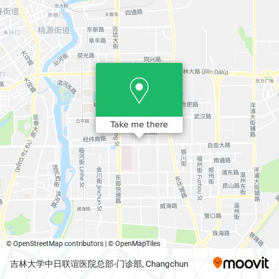 吉林大学中日联谊医院总部-门诊部 map