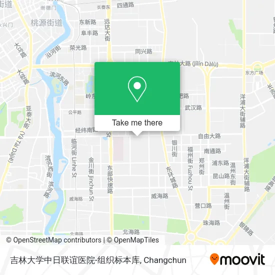 吉林大学中日联谊医院-组织标本库 map