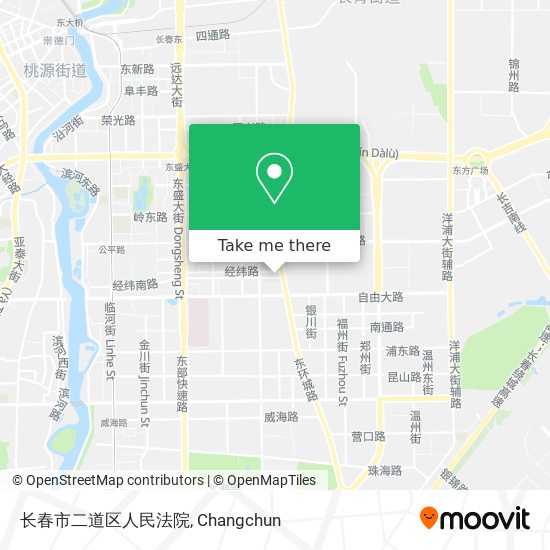 长春市二道区人民法院 map